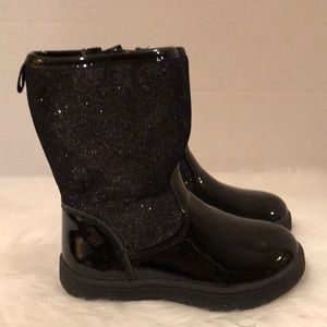 Carter’s Girls Black Sparkly Tall Boots